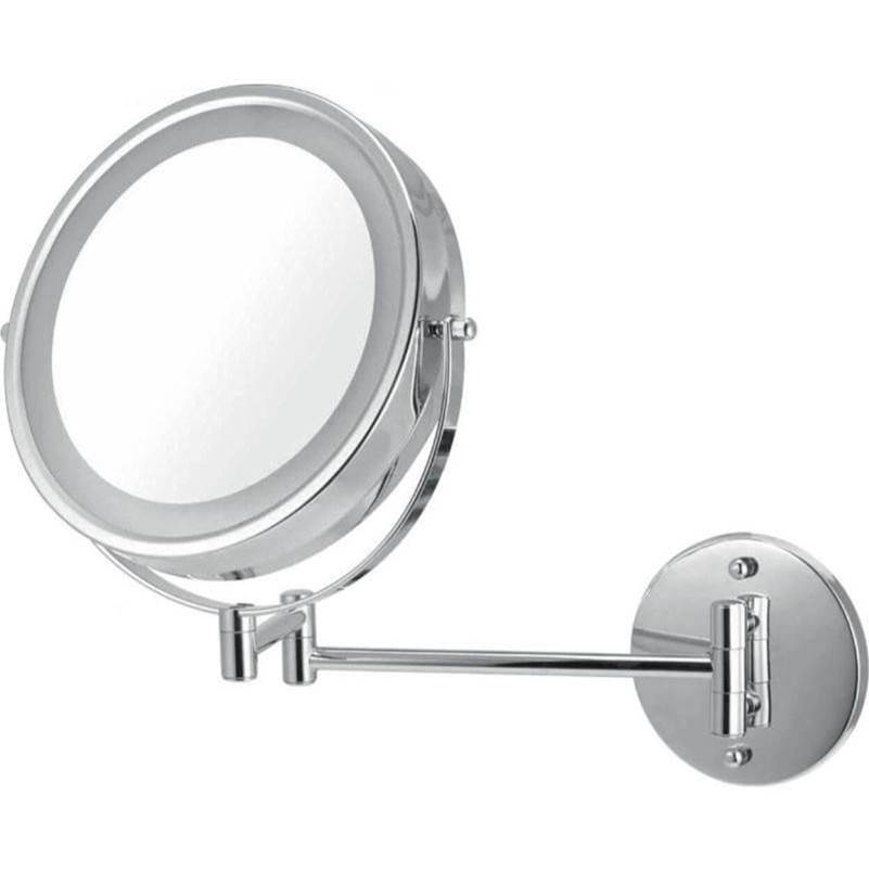 ICO Bath 8.5'' Double Sided Lighted Wall-Mounted Mirror - Chrome-shop