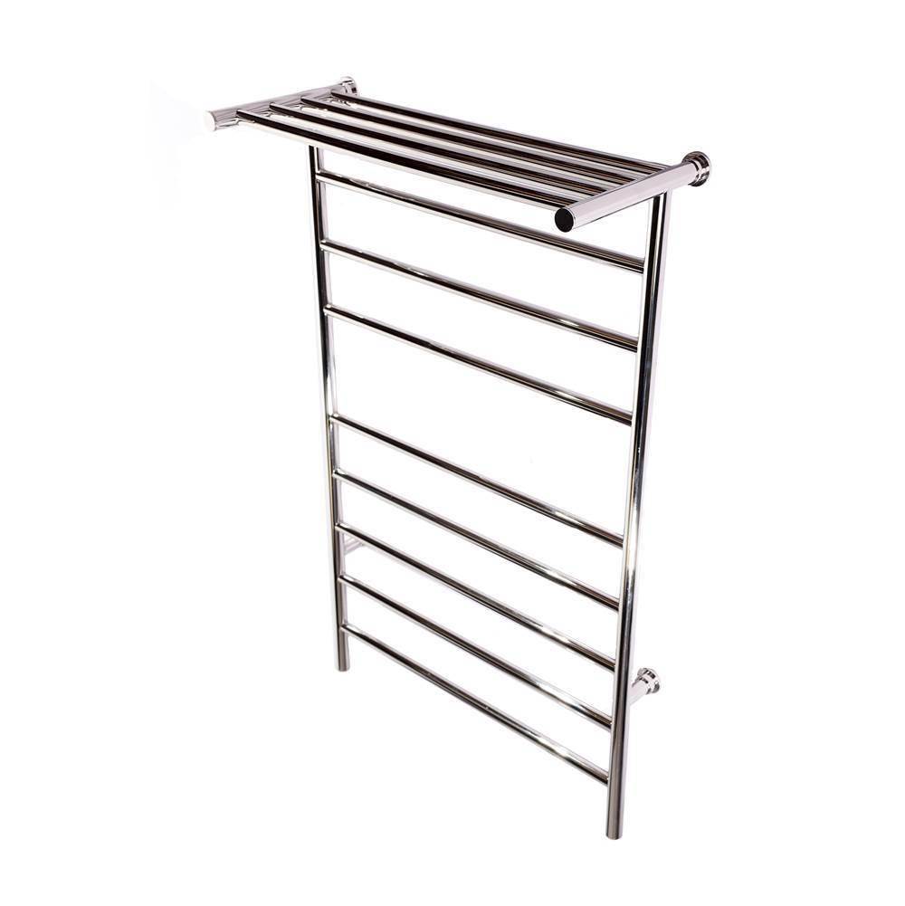 ICO Bath 24''x40'' Kontour Angle Electric Hardwired Towel Warmer With Shelf - Chr-related