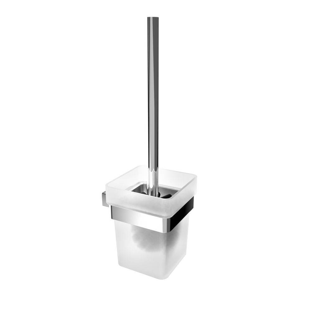 ICO Bath Cinder Wall-Mounted Toilet Brush - Chrome-shop