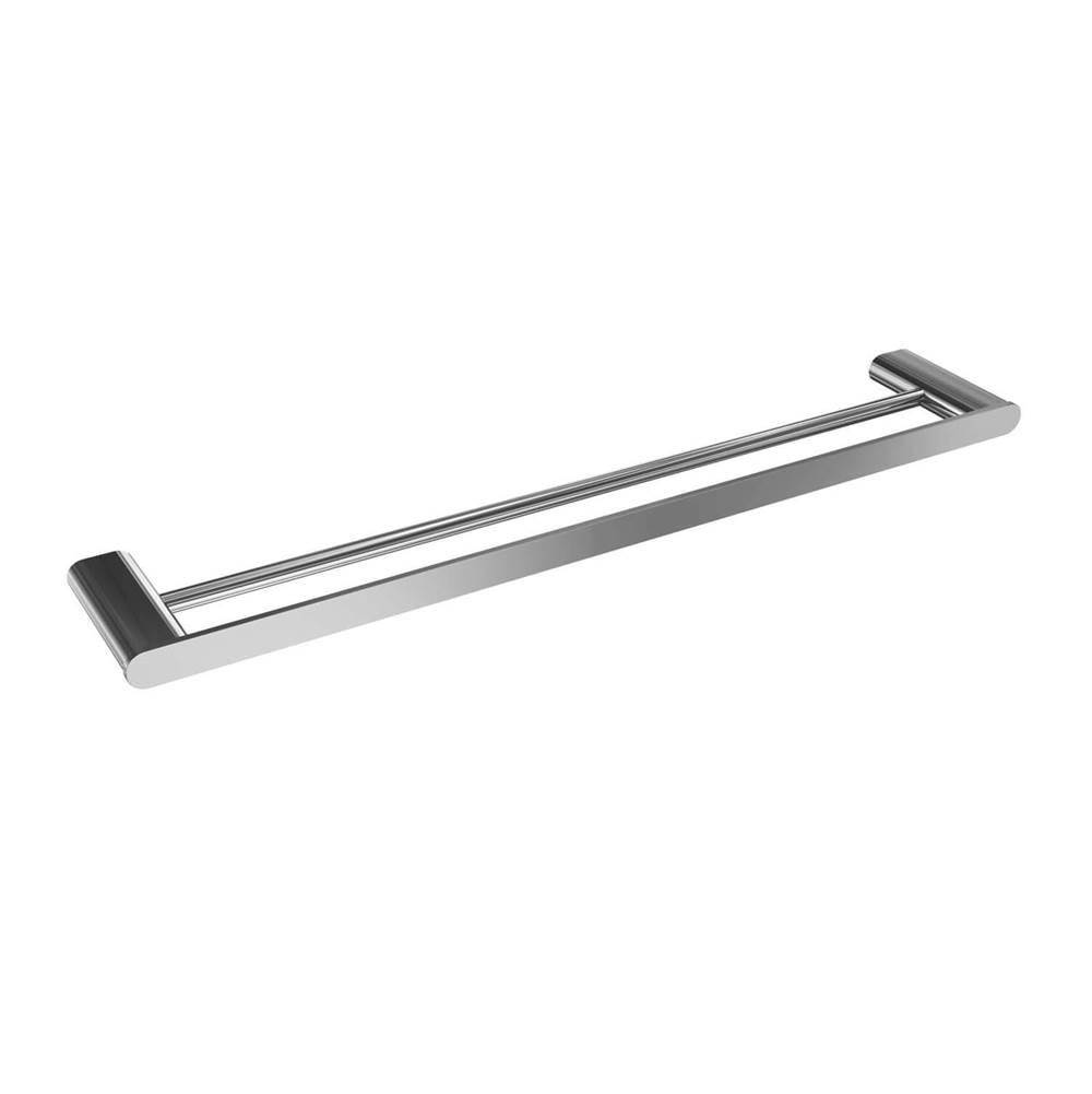 ICO Bath Flow 24'' Double Towel Bar - Chrome-shop