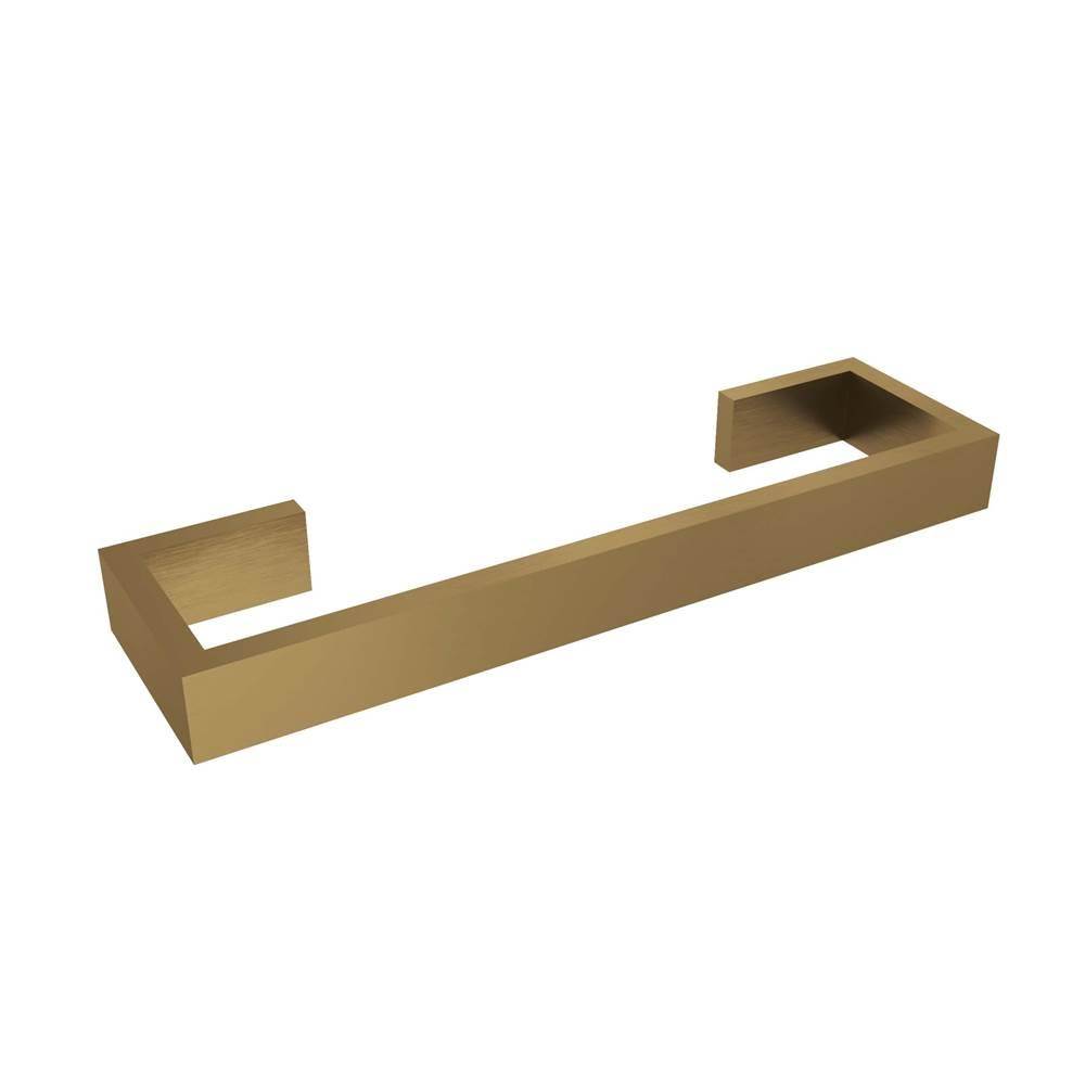 ICO Bath Fire 12'' Towel Bar - Brushed Gold Dark-shop