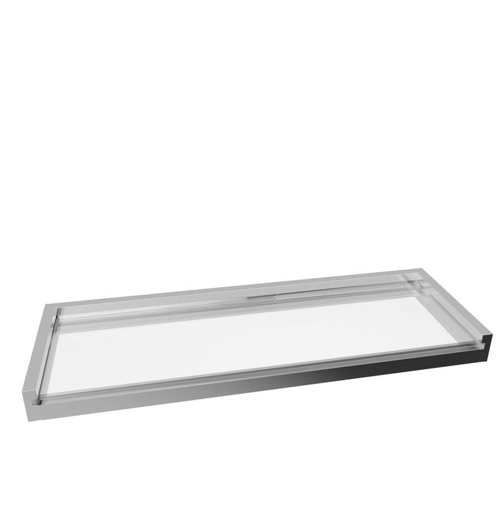 ICO Bath Fire Glass Shelf - Chrome-shop