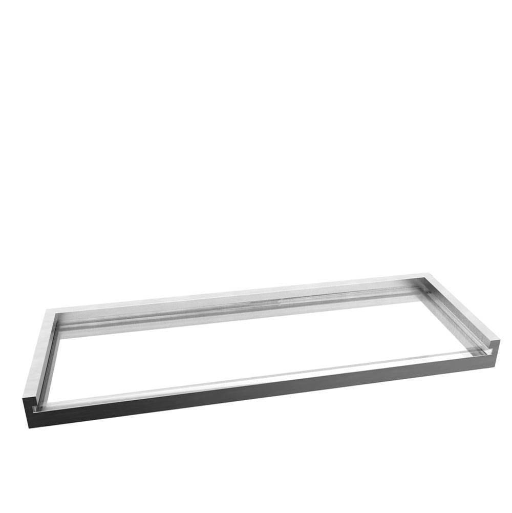 ICO Bath Fire Glass Shelf - Brushed Nickel-related