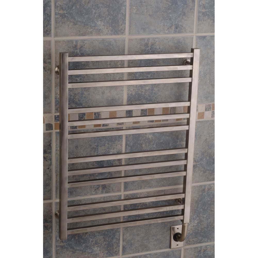 ICO Bath 23.5''x31'' Avento Electric Hardwired Towel Warmer - Brushed Nickel-related