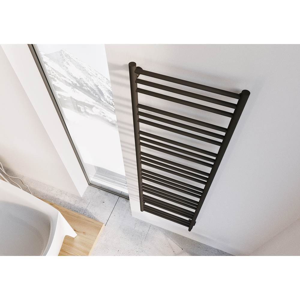 ICO Bath 19.5''x64'' Sorano Electric Hardwired Towel Warmer - Matte Black-related