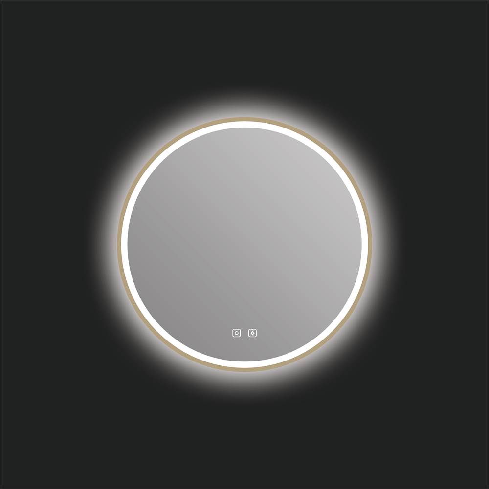 ICO Bath Denver 24'' LED Mirror - Brushed Bronze-shop