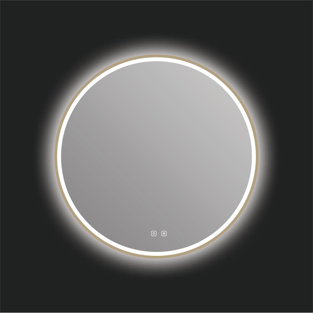 ICO Bath Denver 30'' LED Mirror - Brushed Bronze-shop