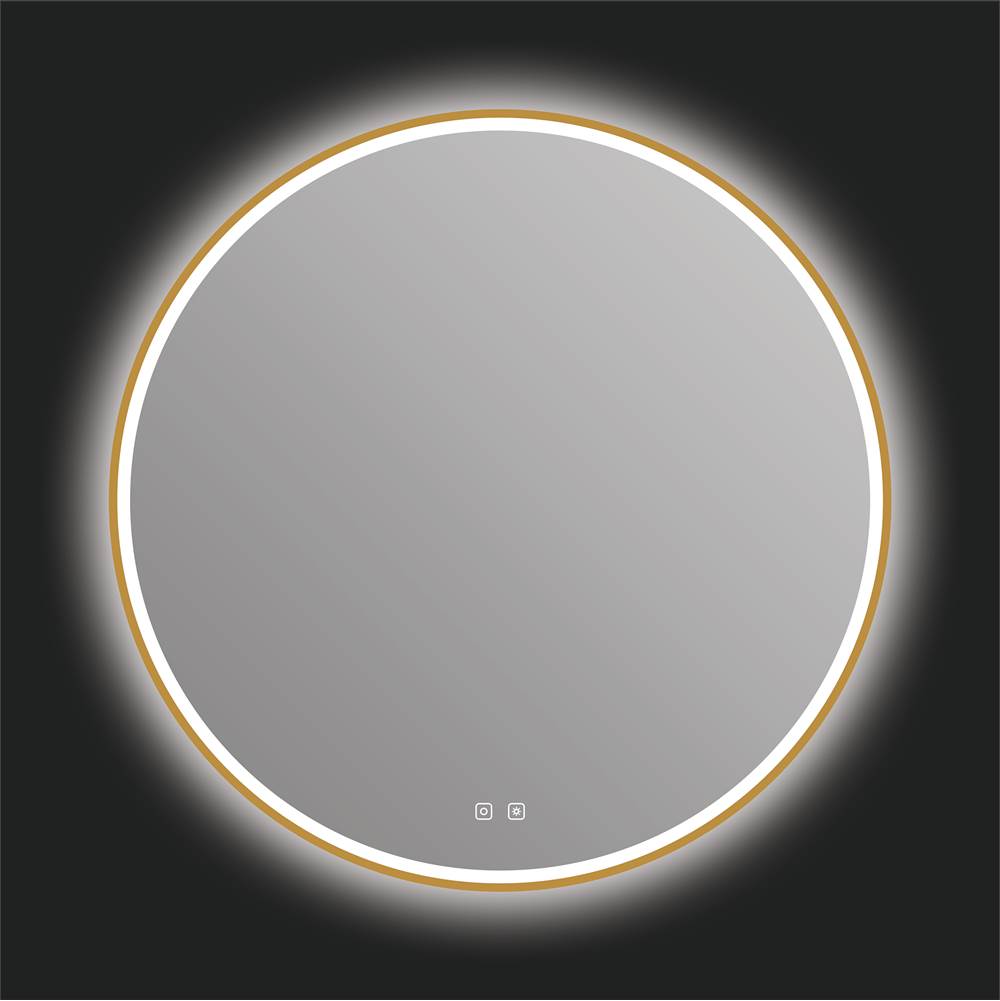 ICO Bath Denver 36'' LED Mirror - Brushed Gold-shop