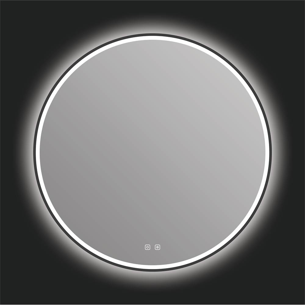 ICO Bath Denver 36'' LED Mirror - Matte Black-shop