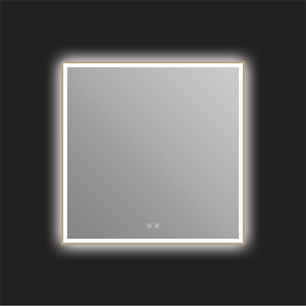 ICO Bath Eden 36'' x 36'' LED Mirror - Brushed Bronze-shop