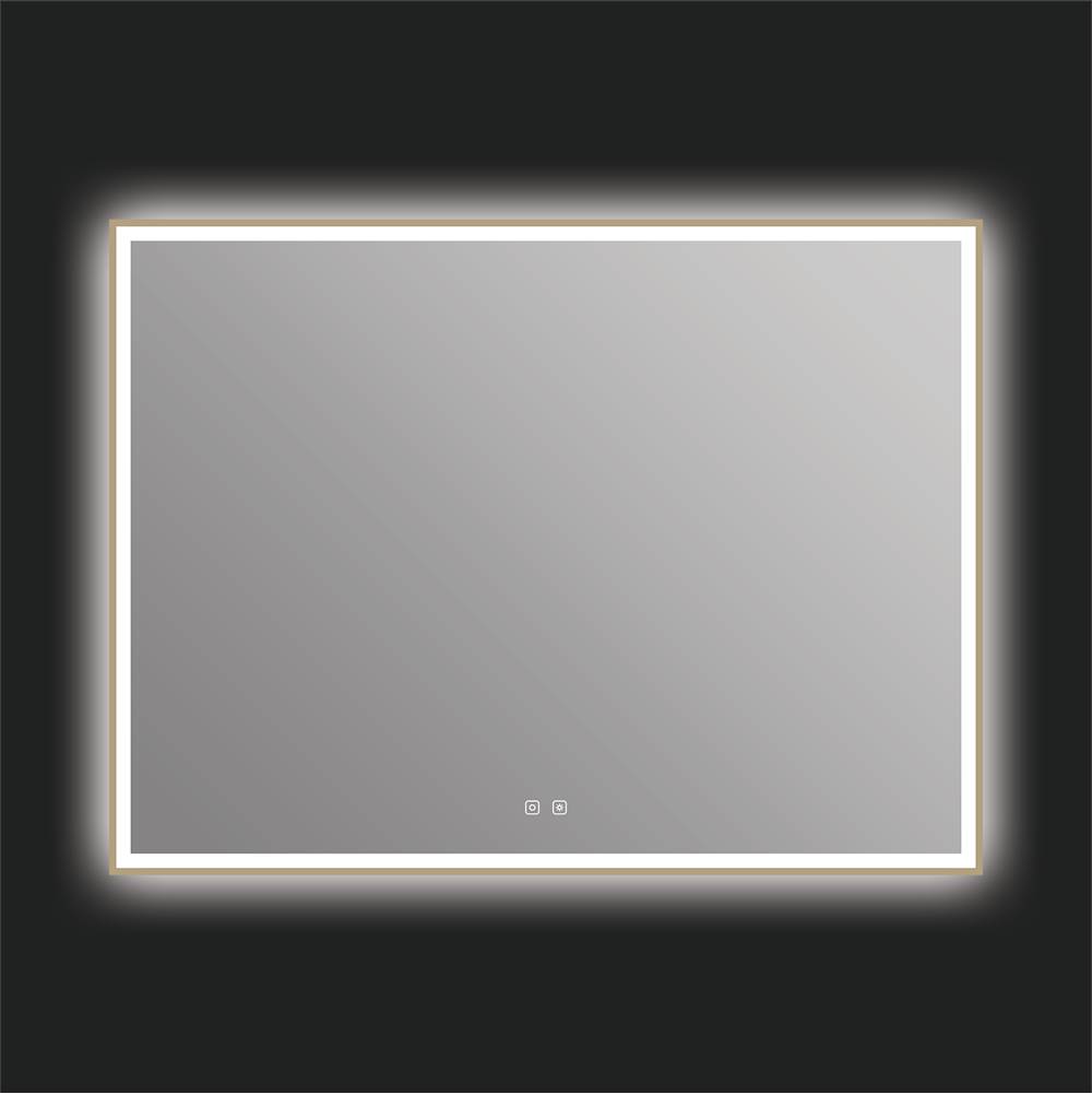 ICO Bath Eden 48'' x 36'' LED Mirror - Brushed Bronze-shop