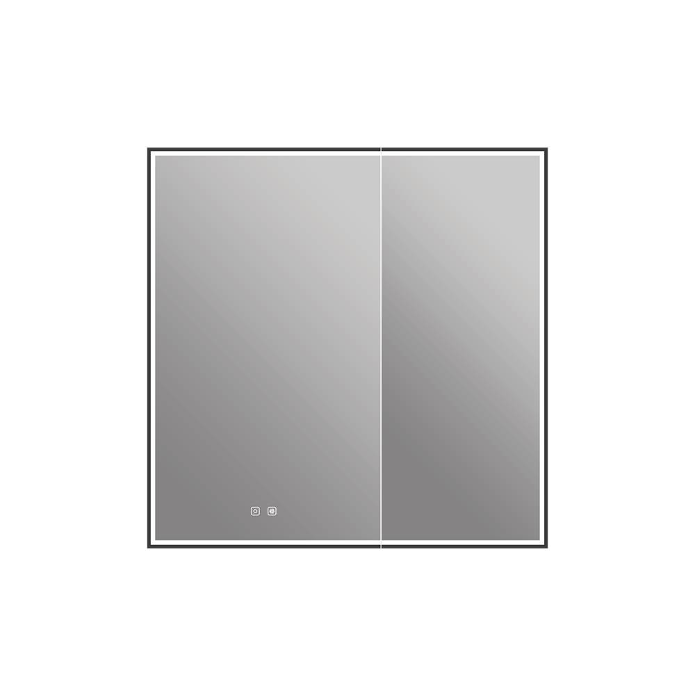 ICO Bath Nova 36'' x 36'' LED Medicine Cabinet - Matte Black-related