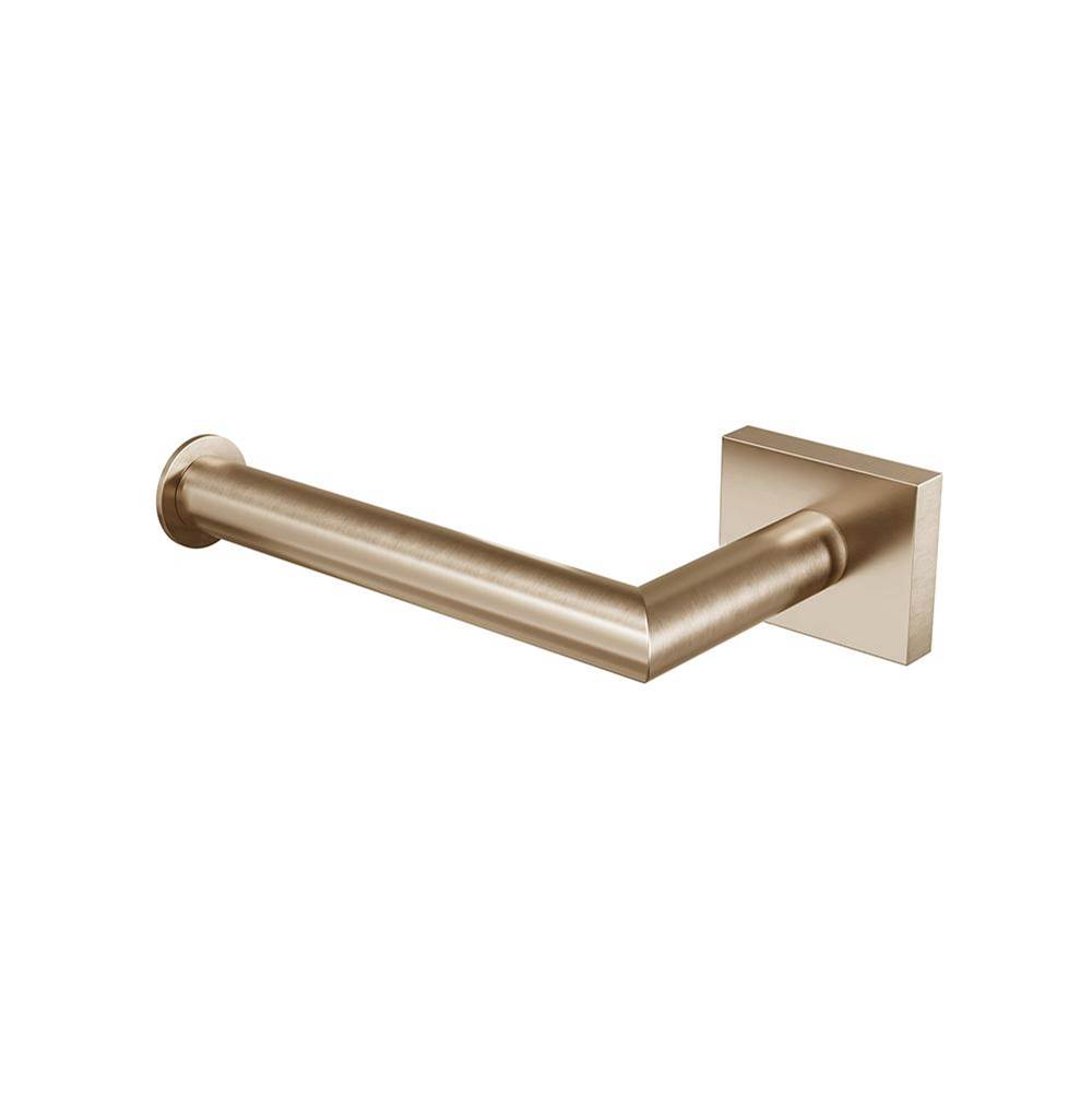 ICO Bath Crater Toilet Paper Holder - PVD Brushed Bronze (RH Post)-shop