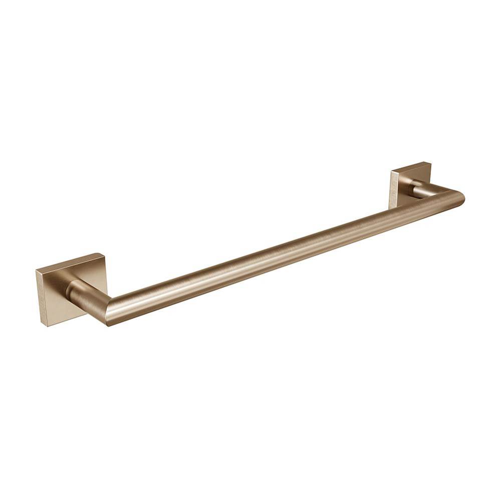 ICO Bath Crater 18'' Towel Bar - PVD Brushed Bronze-related