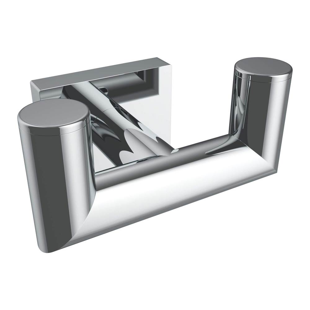 ICO Bath Crater Double Towel Hook - Brushed Nickel-related