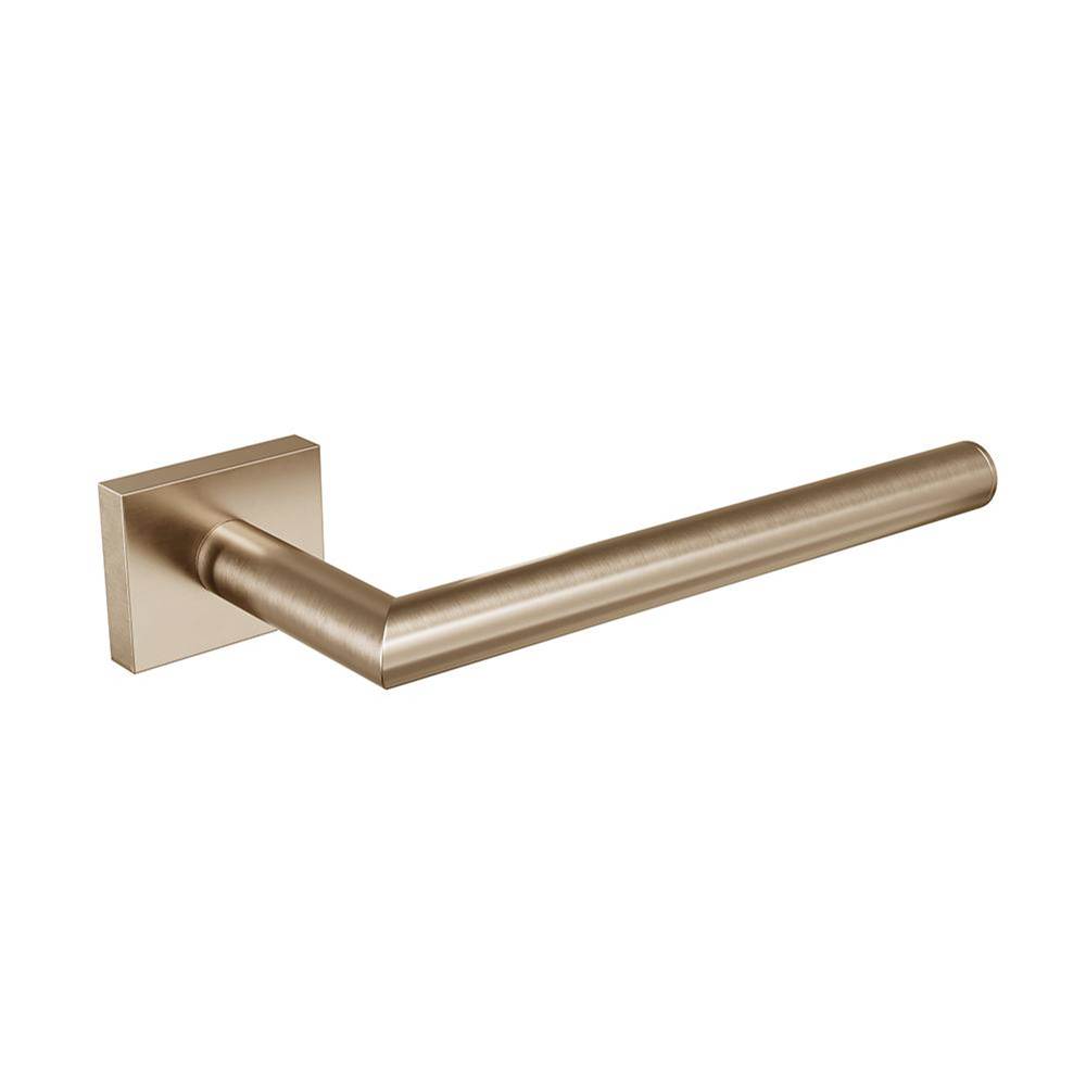 ICO Bath Crater 8'' Towel Bar - PVD Brushed Bronze-shop