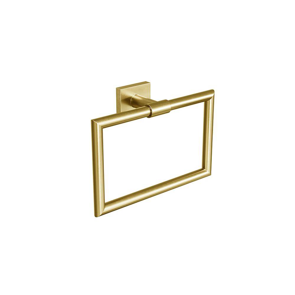 ICO Bath Crater Towel Ring - PVD Brushed Gold-related