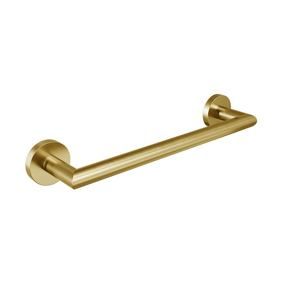 ICO Bath Summit 12'' Towel Bar - PVD Brushed Gold-shop