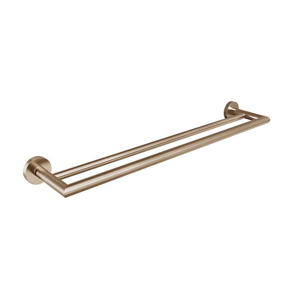 ICO Bath Summit 24'' Double Towel Bar - PVD Brushed Bronze-related