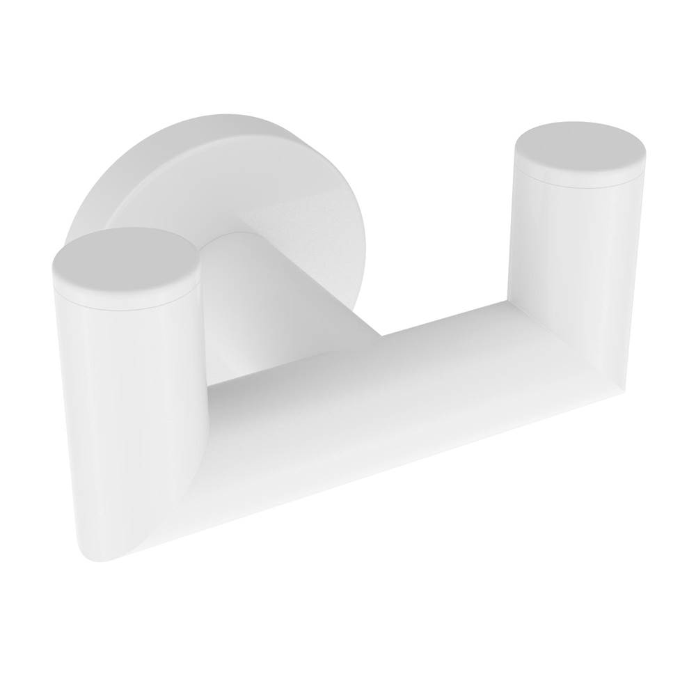 ICO Bath Summit Double Towel Hook - Matte White-shop