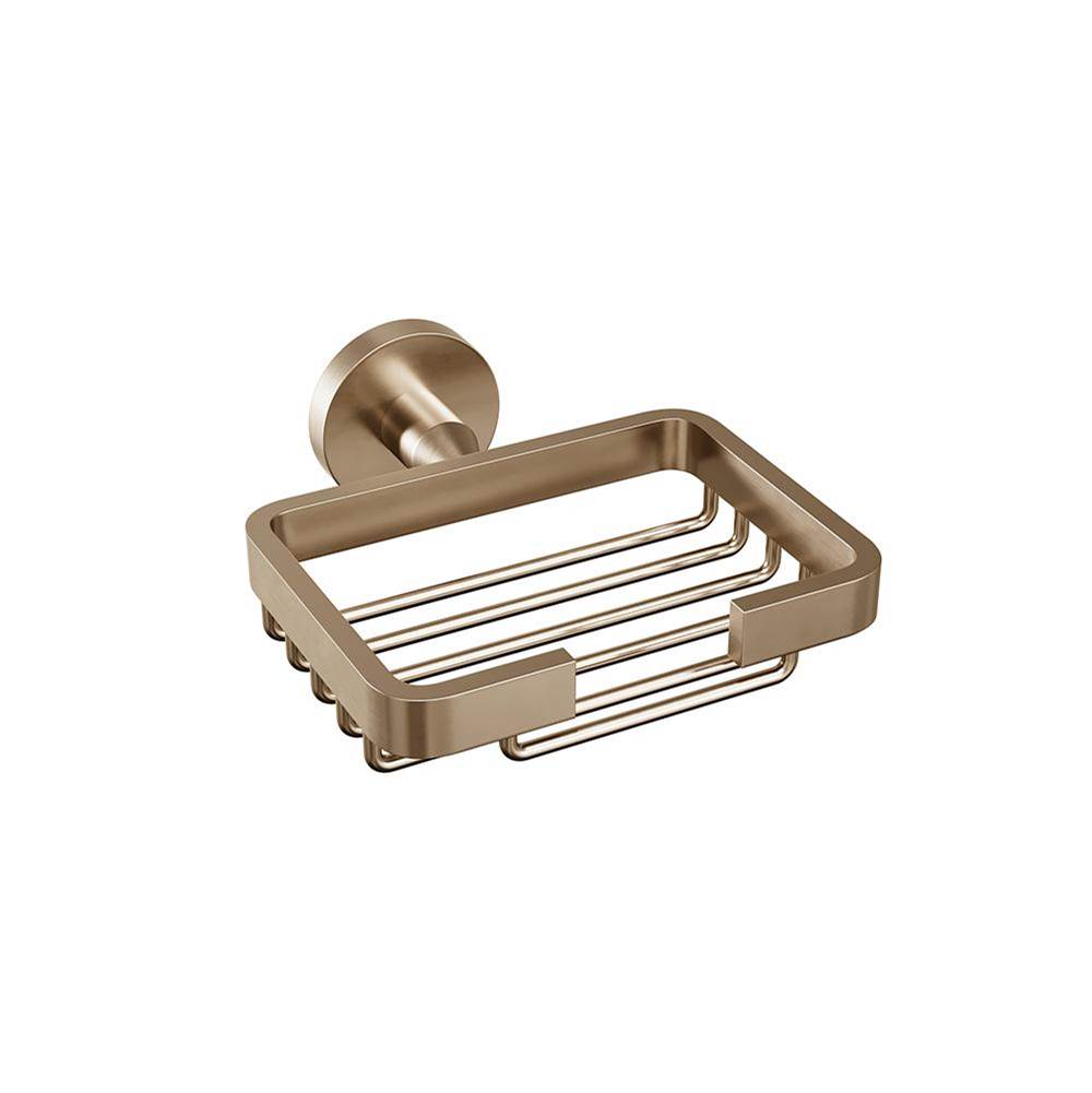 ICO Bath Summit Soap Basket - PVD Brushed Bronze-related