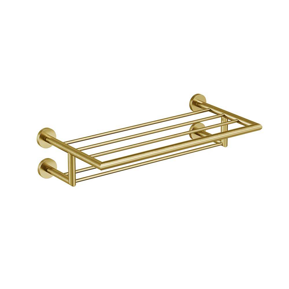 ICO Bath Summit Double Towel Shelf - PVD Brushed Gold-related