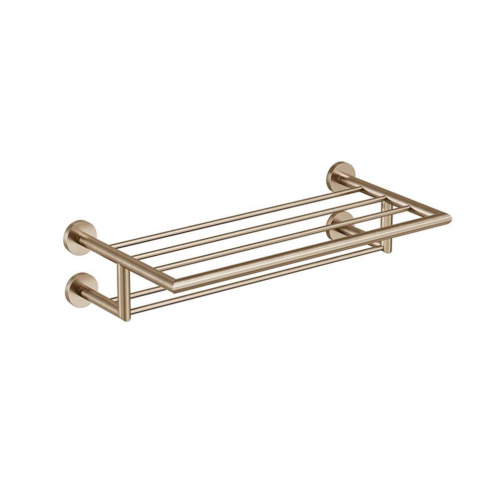 ICO Bath Summit Double Towel Shelf - PVD Brushed Bronze-related