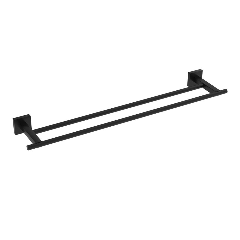 ICO Bath Heat 24'' Double Towel Bar - Matte Black-shop