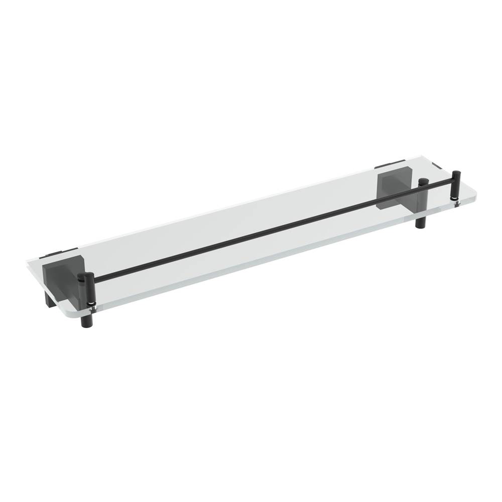 ICO Bath Heat Glass Shelf - Matte Black-shop