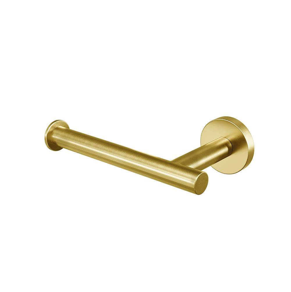 ICO Bath Lava Toilet Paper Holder - PVD Brushed Gold (RH Post)-shop