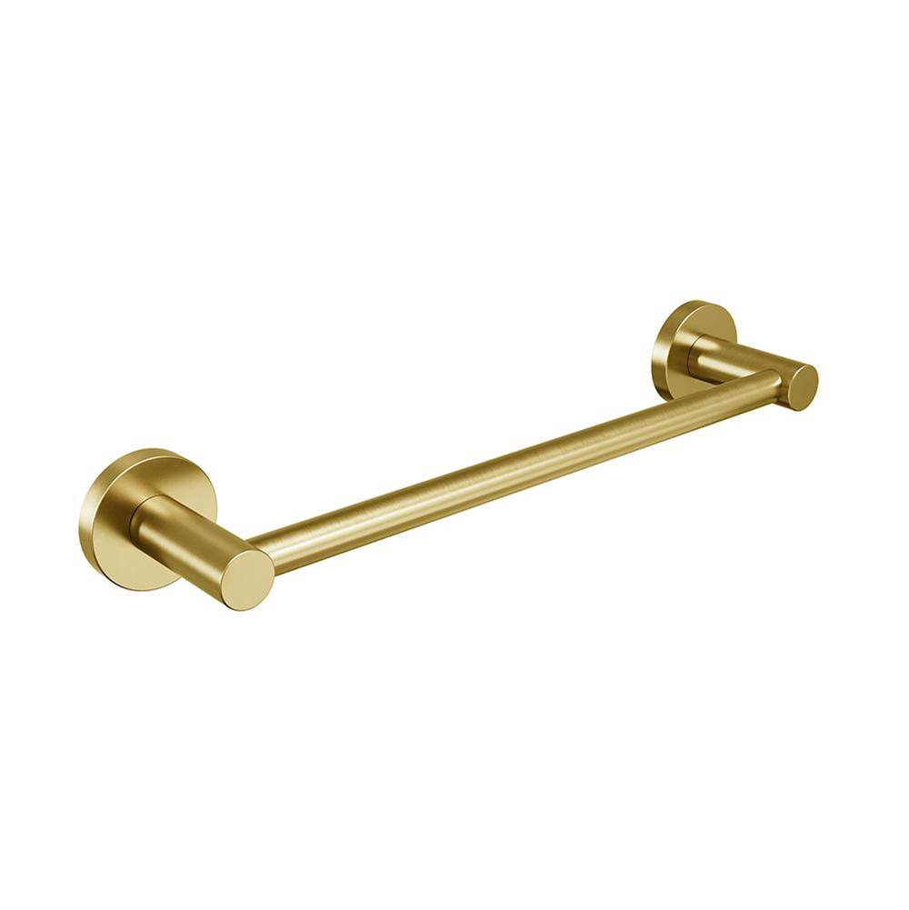 ICO Bath Lava 12'' Towel Bar - PVD Brushed Gold-shop