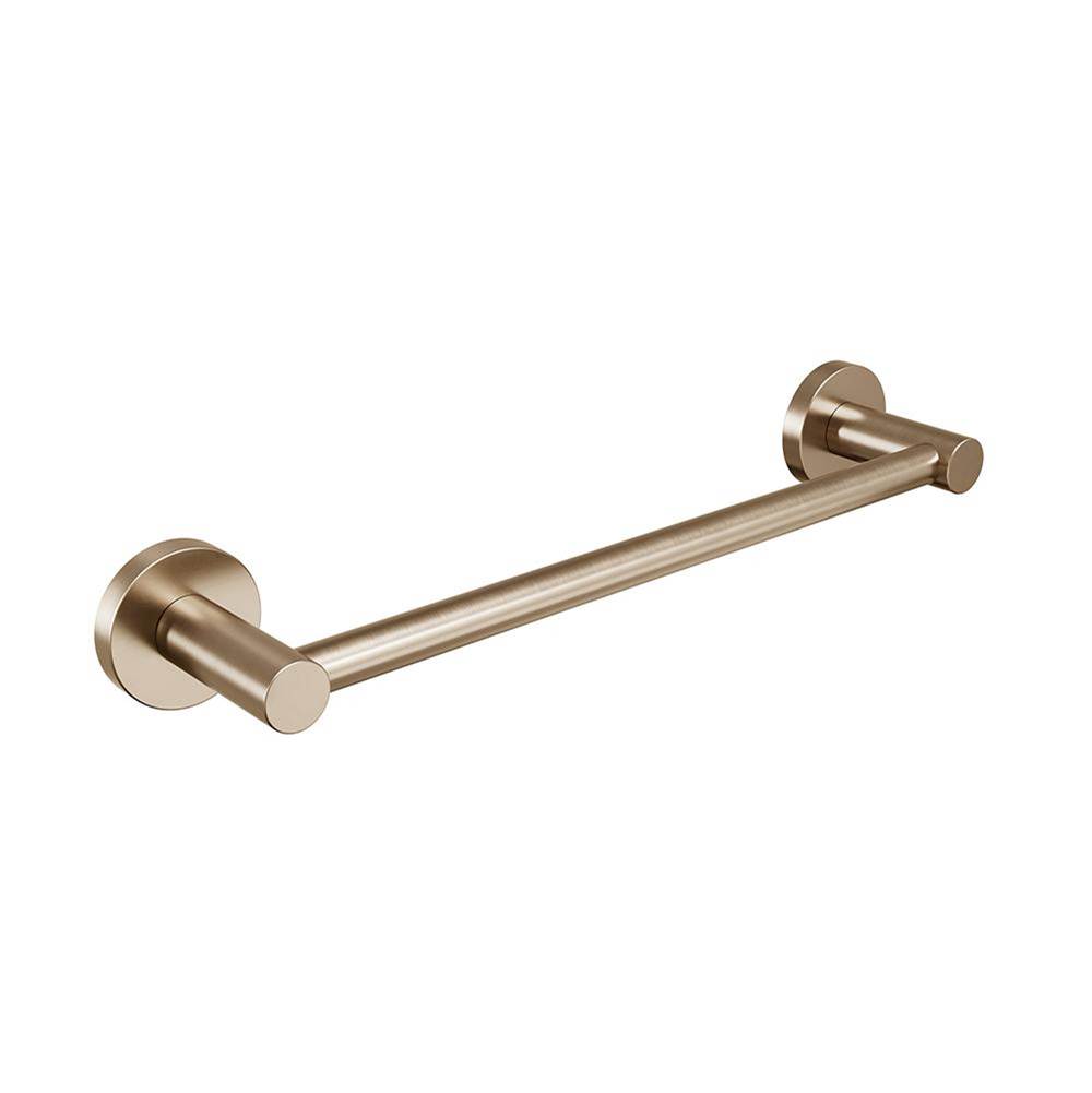 ICO Bath Lava 12'' Towel Bar - PVD Brushed Bronze-shop
