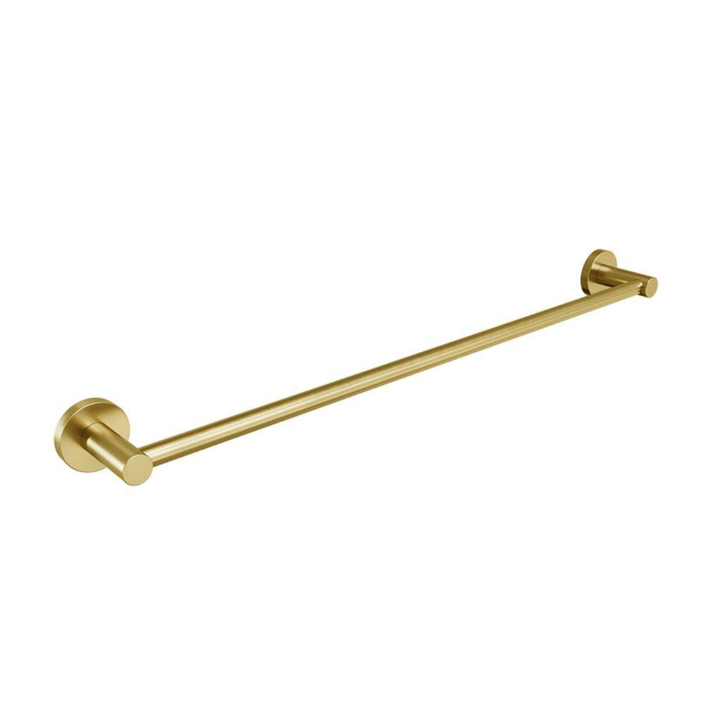 ICO Bath Lava 24'' Towel Bar - PVD Brushed Gold-shop