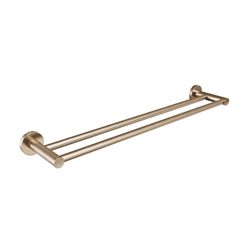 ICO Bath Lava 24'' Double Towel Bar - PVD Brushed Bronze-related