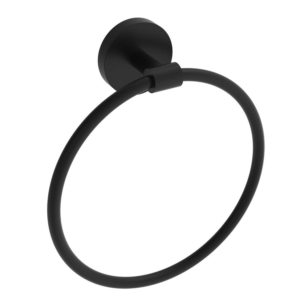 ICO Bath Lava Towel Ring - Matte Black-related