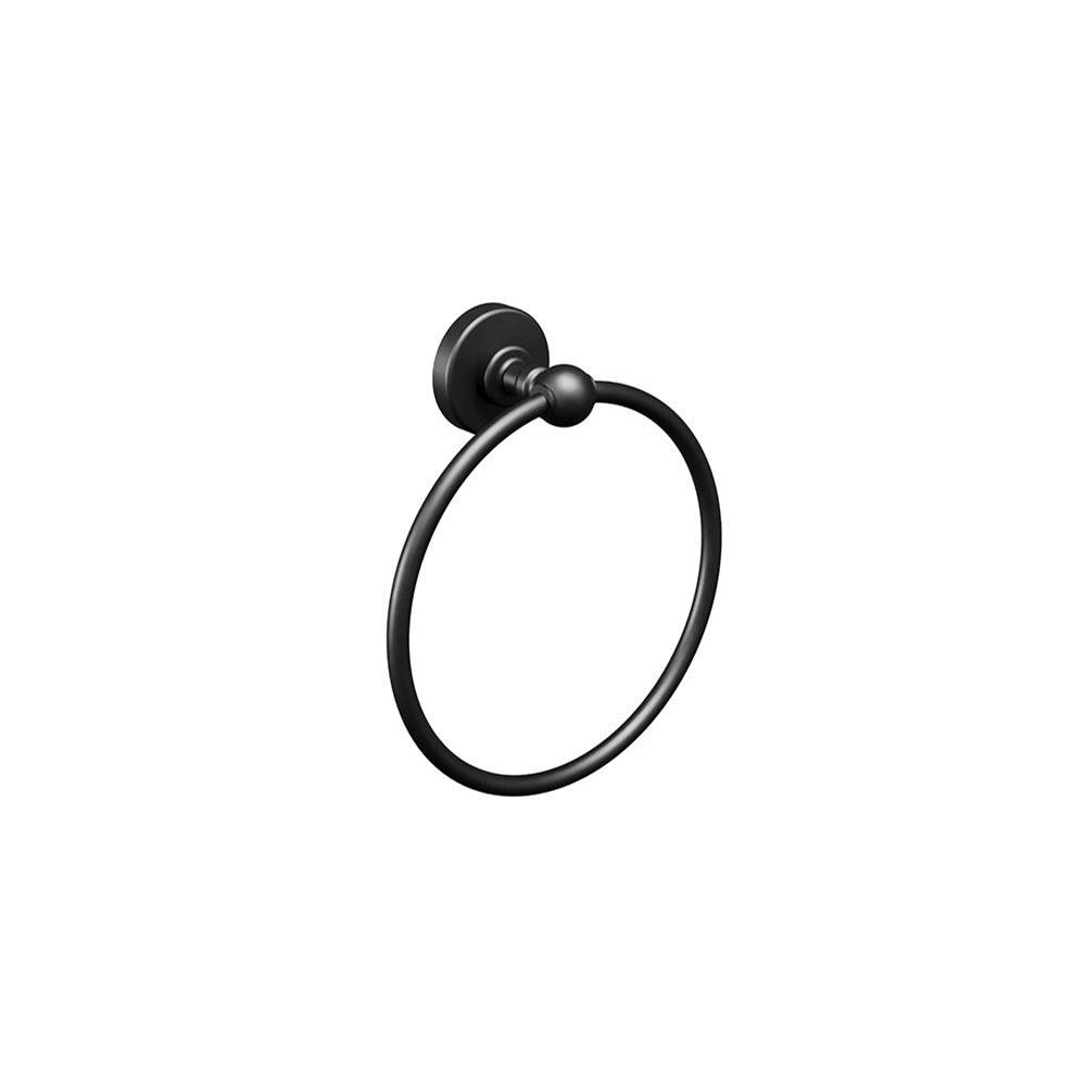 ICO Bath Ember Towel Ring - Matte Black-related