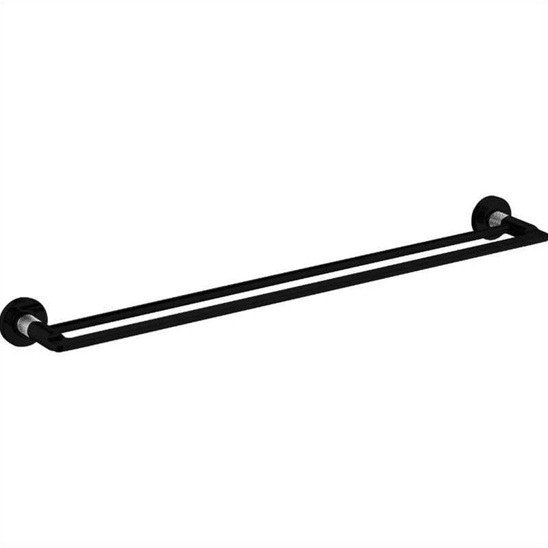 ICO Bath Blaze 24'' Double Towel Bar - Matte Black/PVD Brushed Gold-related