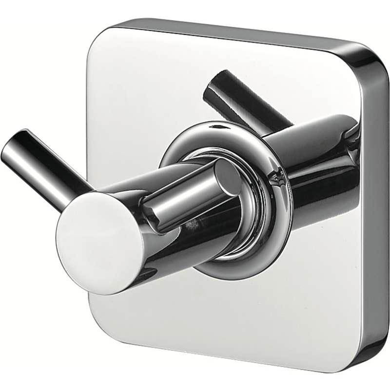 ICO Bath Vapor Double Towel Hook - Chrome-related