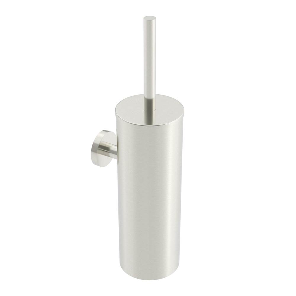 ICO Bath Wall-Mounted Toilet Brush - Brushed Nickel-shop