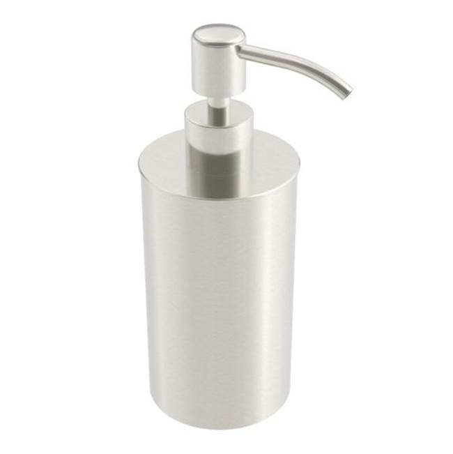 ICO Bath Freestanding 220ml Soap Dispenser - Brushed Nickel-related