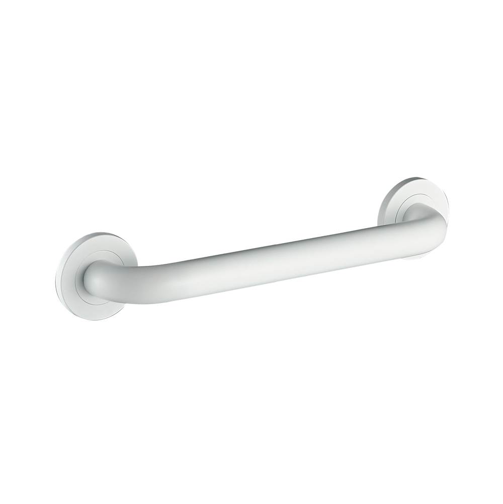 ICO Bath 12'' Round Grab Bar - Matte White-shop