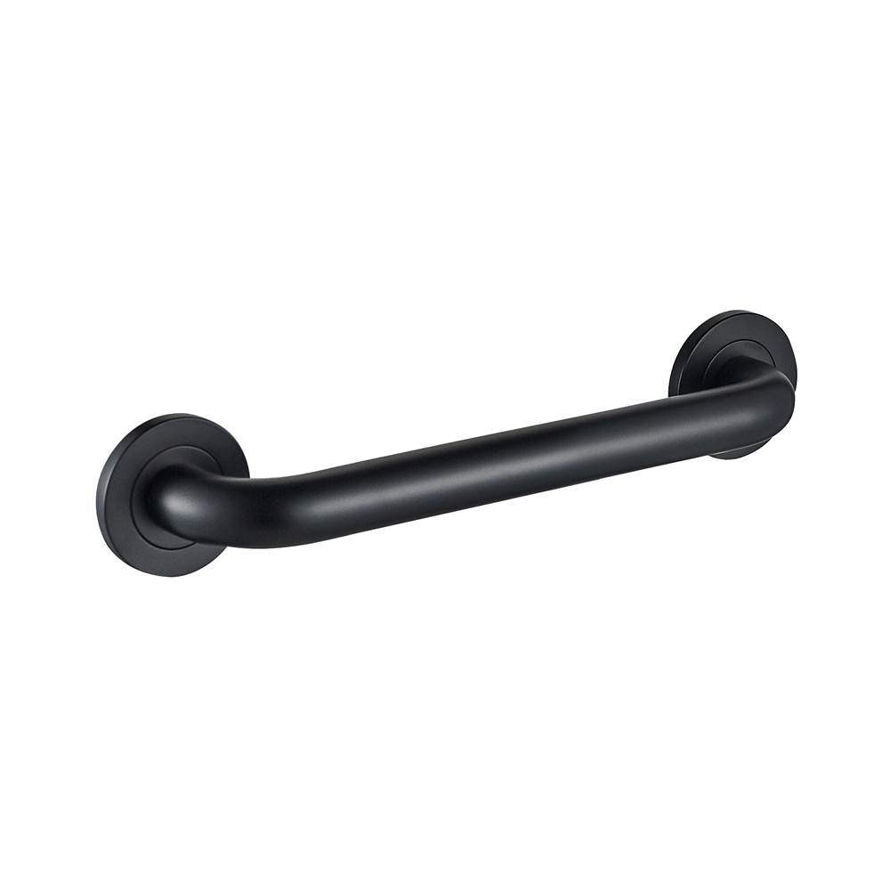 ICO Bath 12'' Round Grab Bar - Matte Black-related