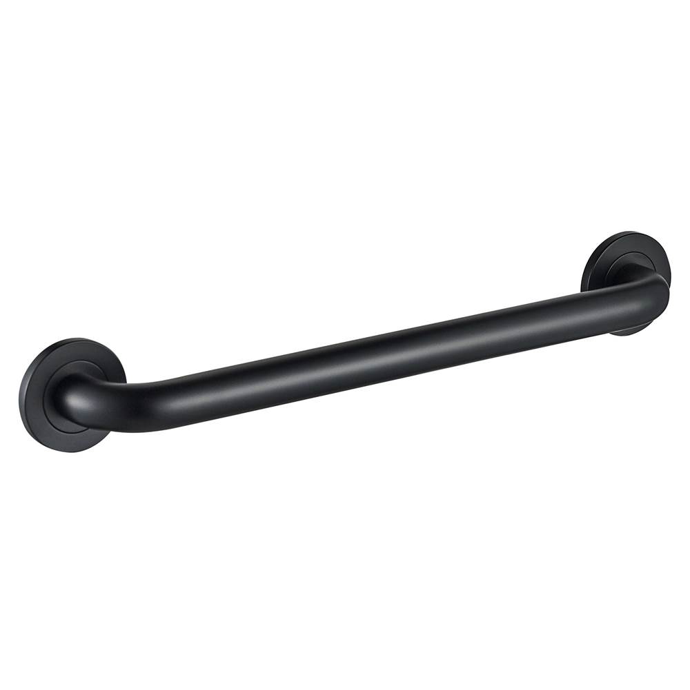 ICO Bath 24'' Round Grab Bar - Matte Black-related