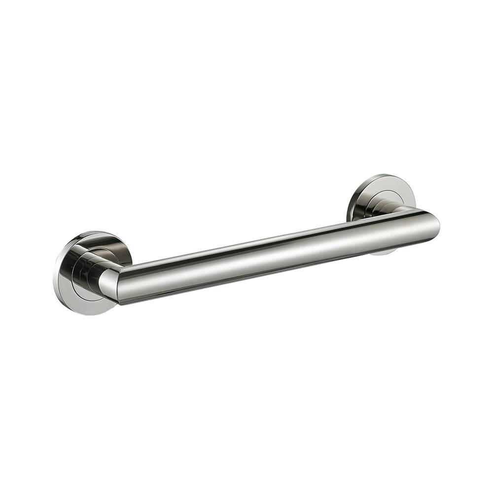 ICO Bath 12'' Summit Grab Bar - Polished Nickel-shop