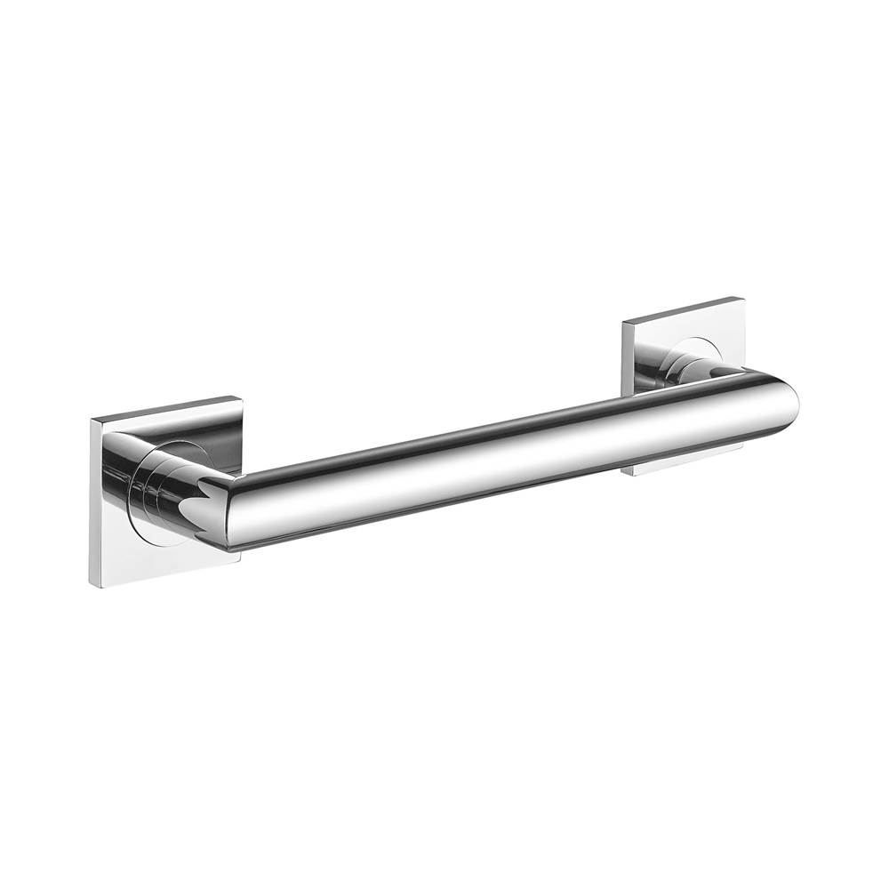 ICO Bath 12'' Crater Grab Bar - Chrome-shop