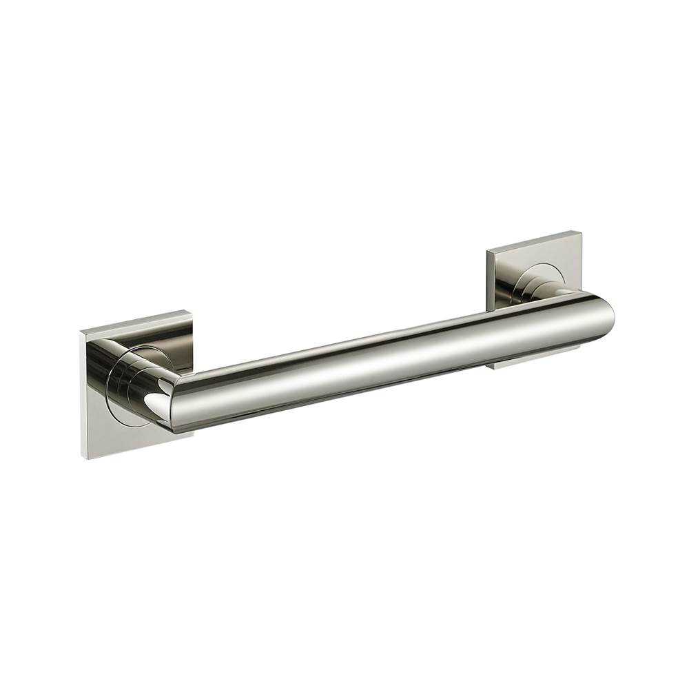 ICO Bath 12'' Crater Grab Bar - Polished Nickel-related