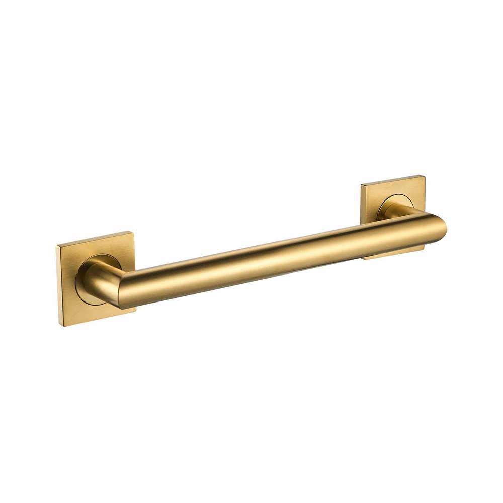 ICO Bath 12'' Crater Grab Bar - PVD Brushed Gold-related