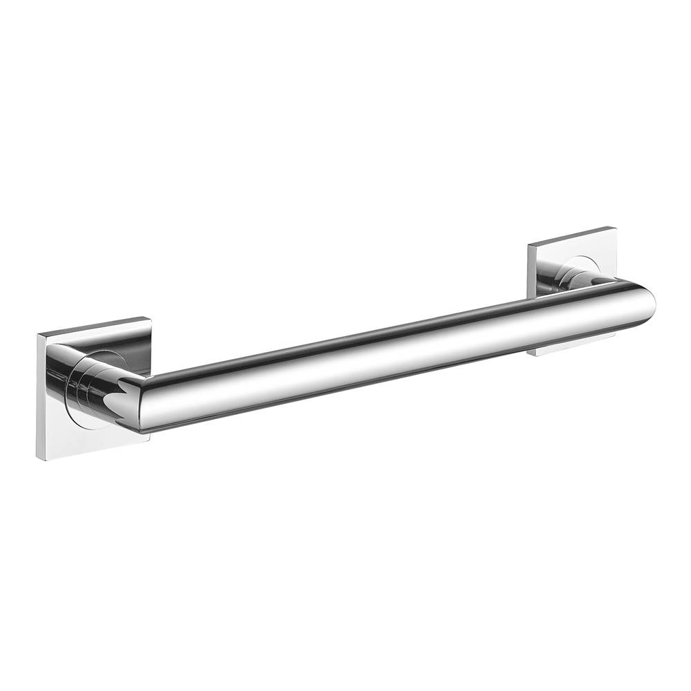 ICO Bath 18'' Crater Grab Bar - Chrome-related