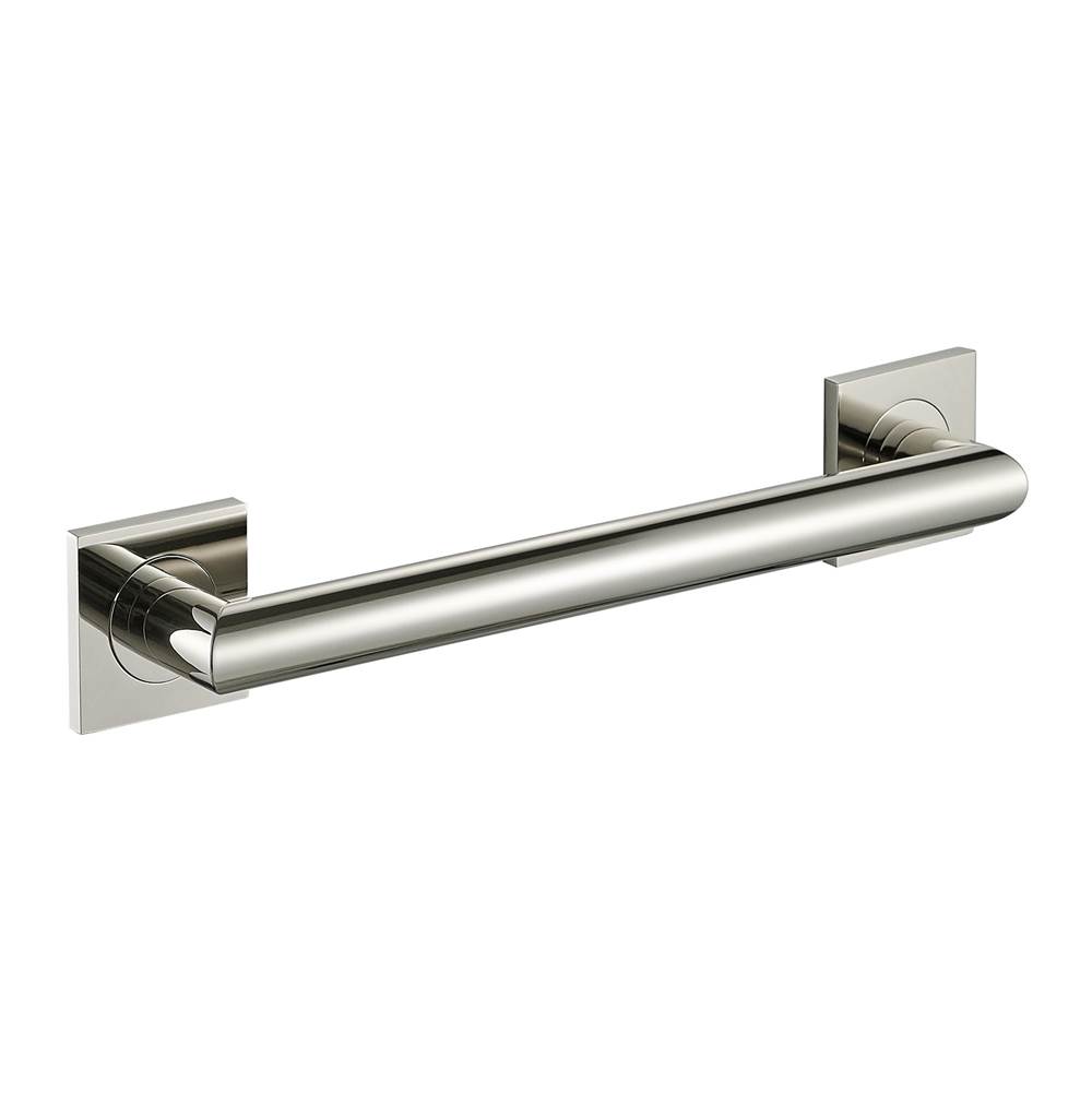 ICO Bath 18'' Crater Grab Bar - Polished Nickel-related