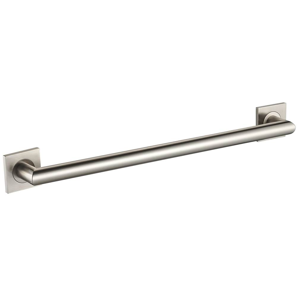 ICO Bath 30'' Crater Grab Bar - Brushed Nickel-related